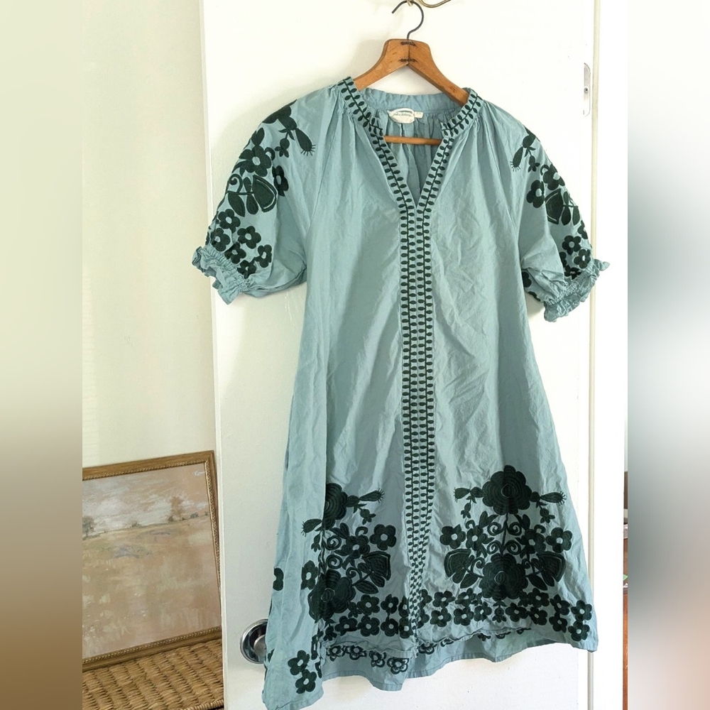 Julia Amory Coatue Mademoiselle Embroidered Dress